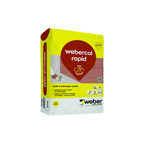 WEBER COL RAPID GRIS 25kg ±5kg/m² (C2 F)